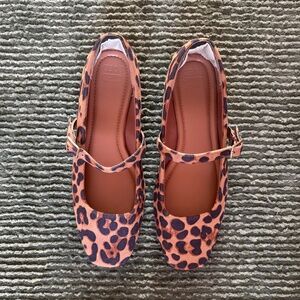 Asos animal print ballets